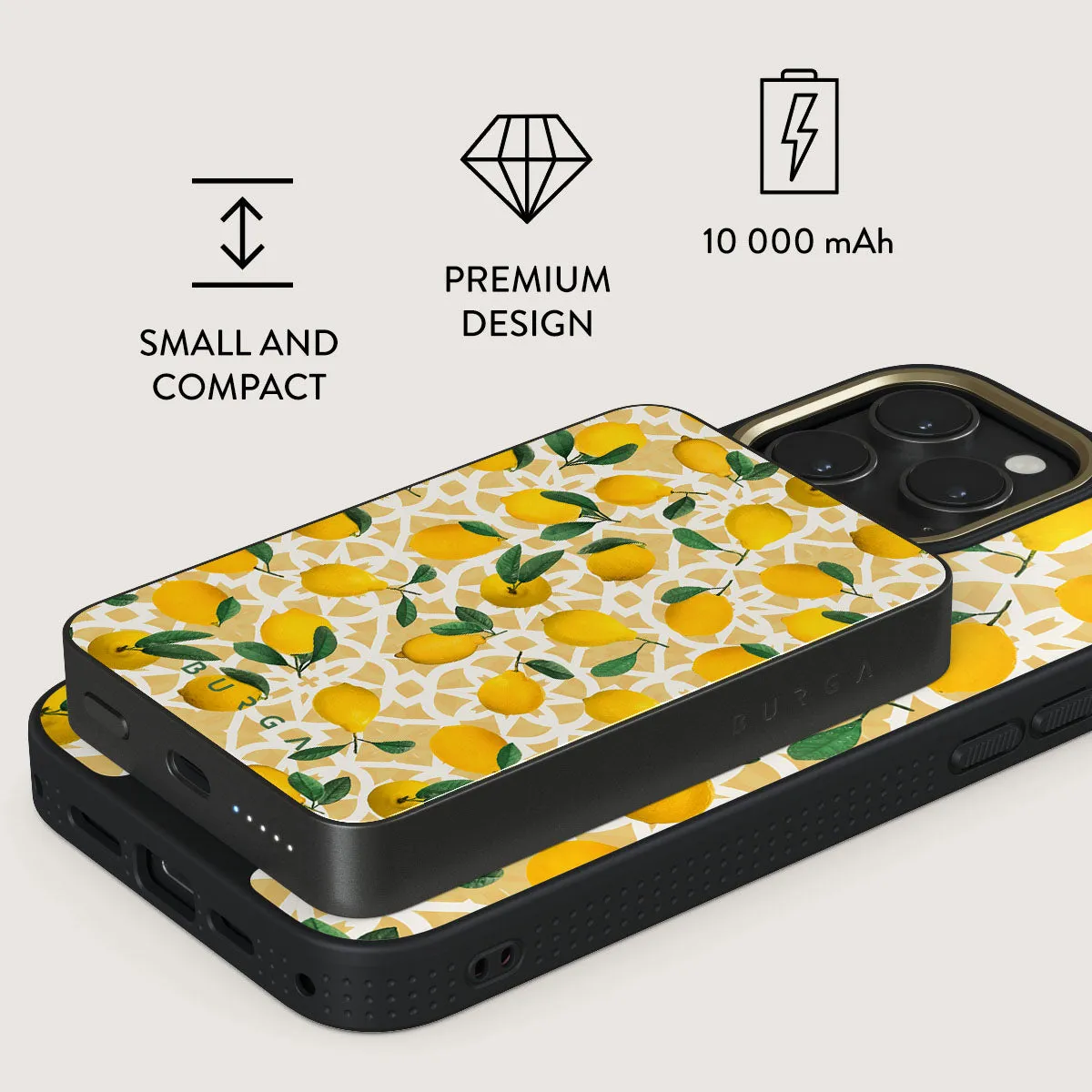 Lemon Juice - Magnetic Power Bank