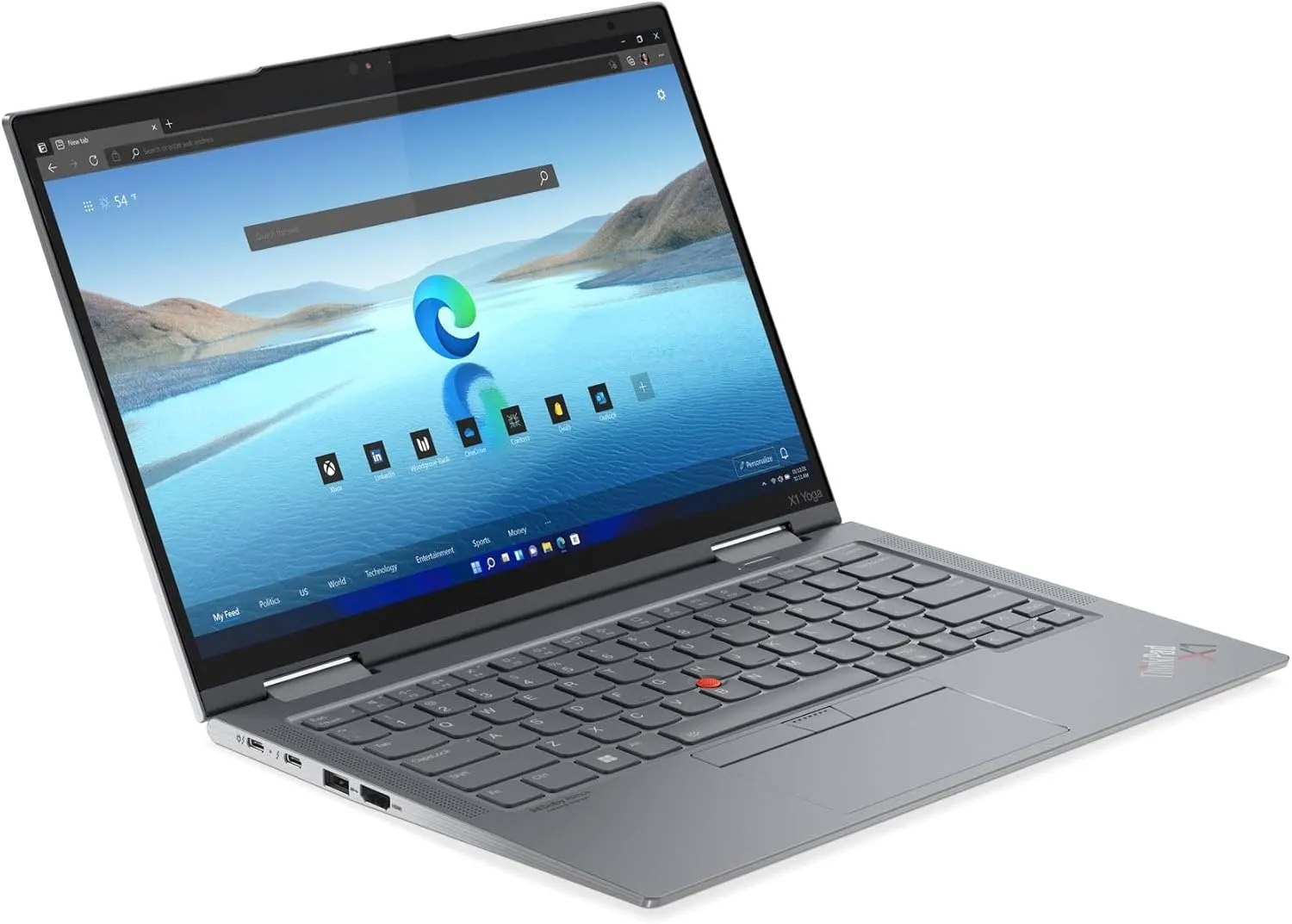Lenovo ThinkPad X1 Yoga Laptop, 2023, 14" 1920 x 1200 Touch, Intel-14 Core i7-1280P, 32GB LPDDR5, 2TB SSD, Windows 11 Pro, Backlit KB, Wi-Fi 6E, Thunderbolt 4, 1080p FHD Camera, Storm Grey