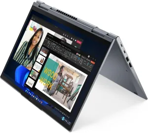 Lenovo ThinkPad X1 Yoga Laptop, 2023, 14" 1920 x 1200 Touch, Intel-14 Core i7-1280P, 32GB LPDDR5, 2TB SSD, Windows 11 Pro, Backlit KB, Wi-Fi 6E, Thunderbolt 4, 1080p FHD Camera, Storm Grey