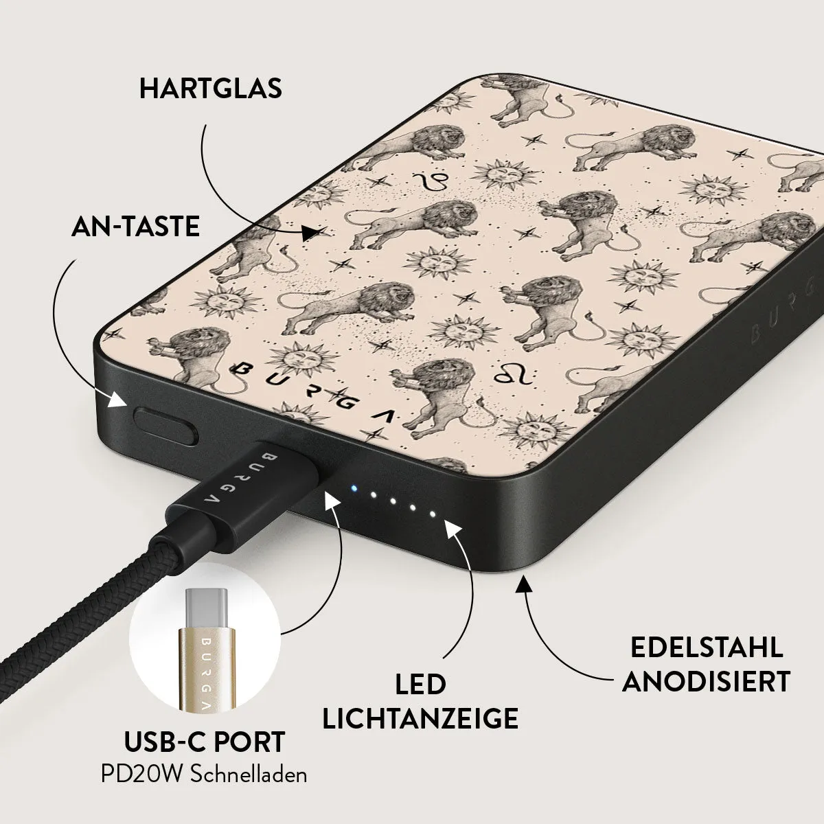 Leo - Magnetic Powerbank