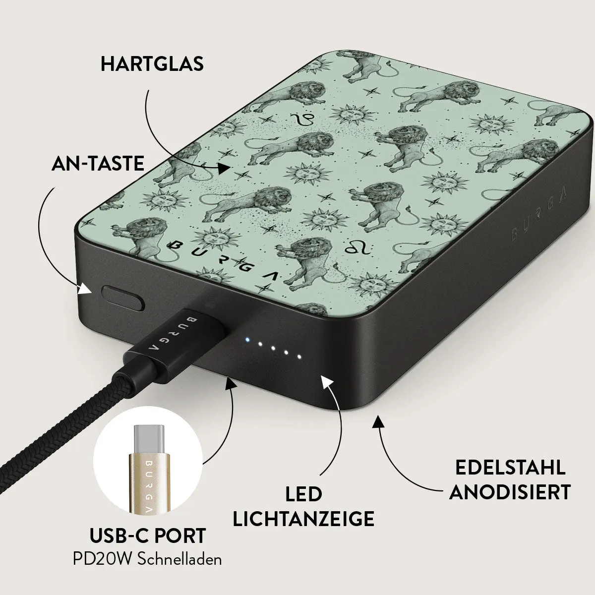 Leo - Magnetic Powerbank