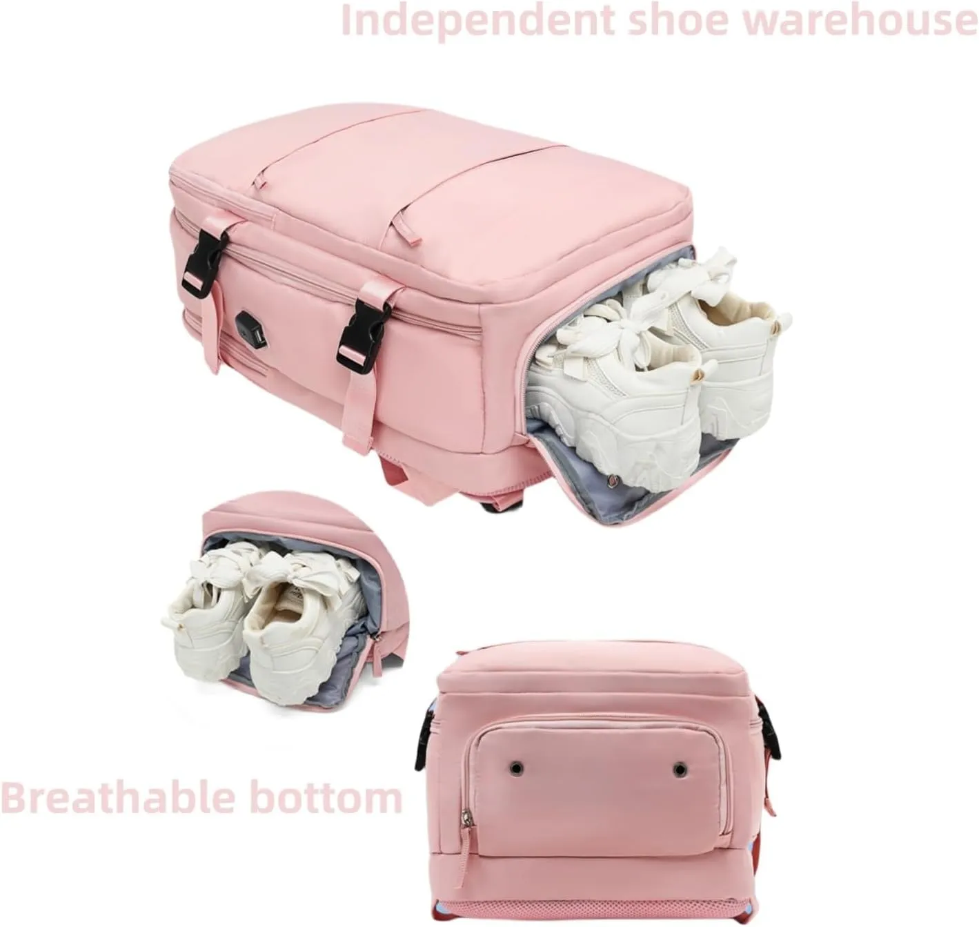 Levettevac Mochila, Levettevac Backpack, LevetteBag Backpack, Levette Bag, Large Capacity Bag with Separate Compartment (Taro)