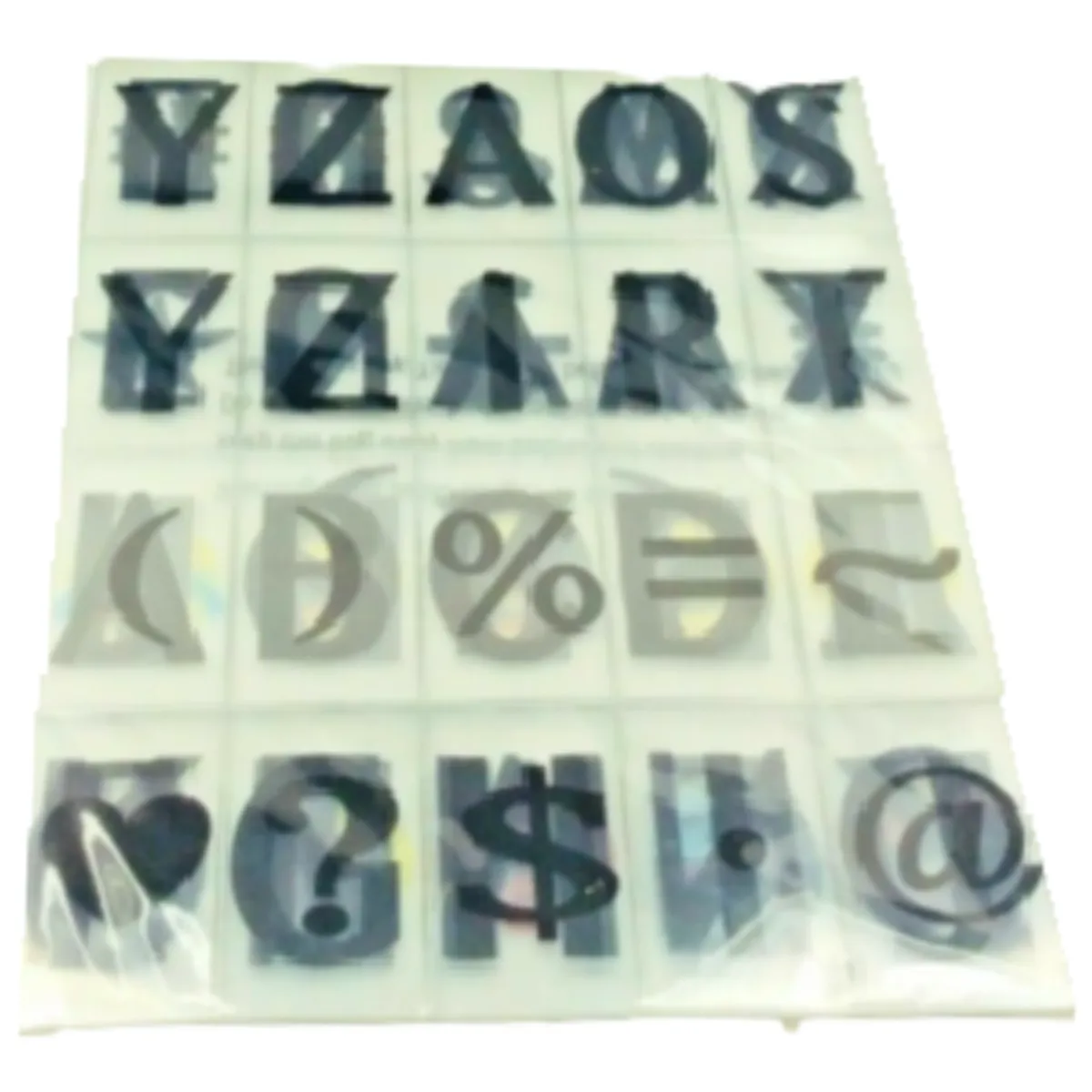 Lighted Message Board Cinematic LED Letter Box Emoji Table Wall (8x6 in) NWOB