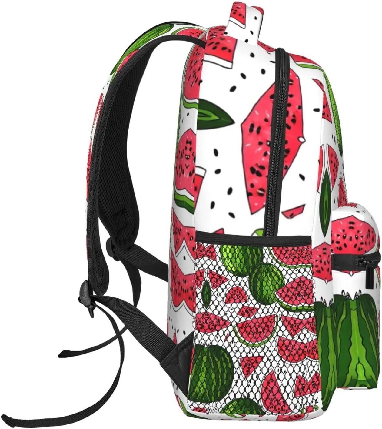 Lightweight Daypack for Camping Business Walking Cycling - Large Capacity Anti-Theft Multipurpose Bookbag, Delicious Watermelon Red Green Gym Outdoor Hiking Backpack