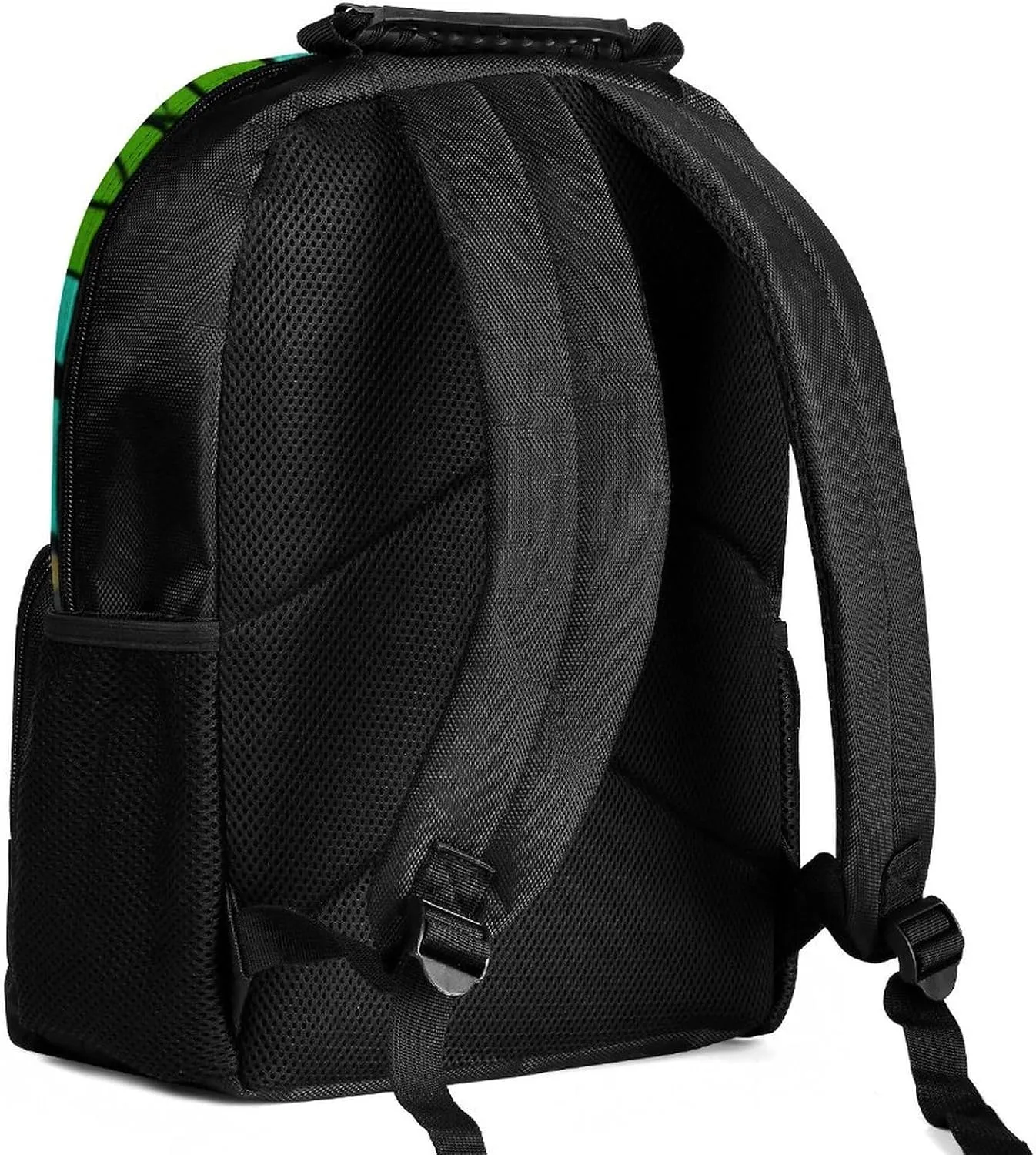 Lightweight Daypack for Camping Business Walking Cycling - Large Capacity Anti-Theft Multipurpose Bookbag, Grunge Mexican Sugar Skulls Day Of The Dead Flowers Art Gym Outdoor Hiking Backpack