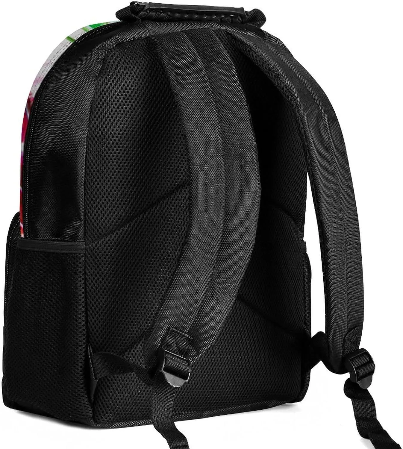 Lightweight Daypack for Camping Business Walking Cycling - Large Capacity Anti-Theft Multipurpose Bookbag, Magical Cute Fox Flowers Art Gym Outdoor Hiking Backpack
