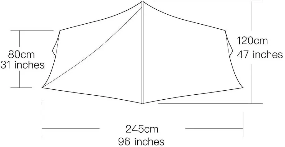 Lightweight Double Tent for Outdoor Camping & Hiking - Waterproof & Wind Resistant