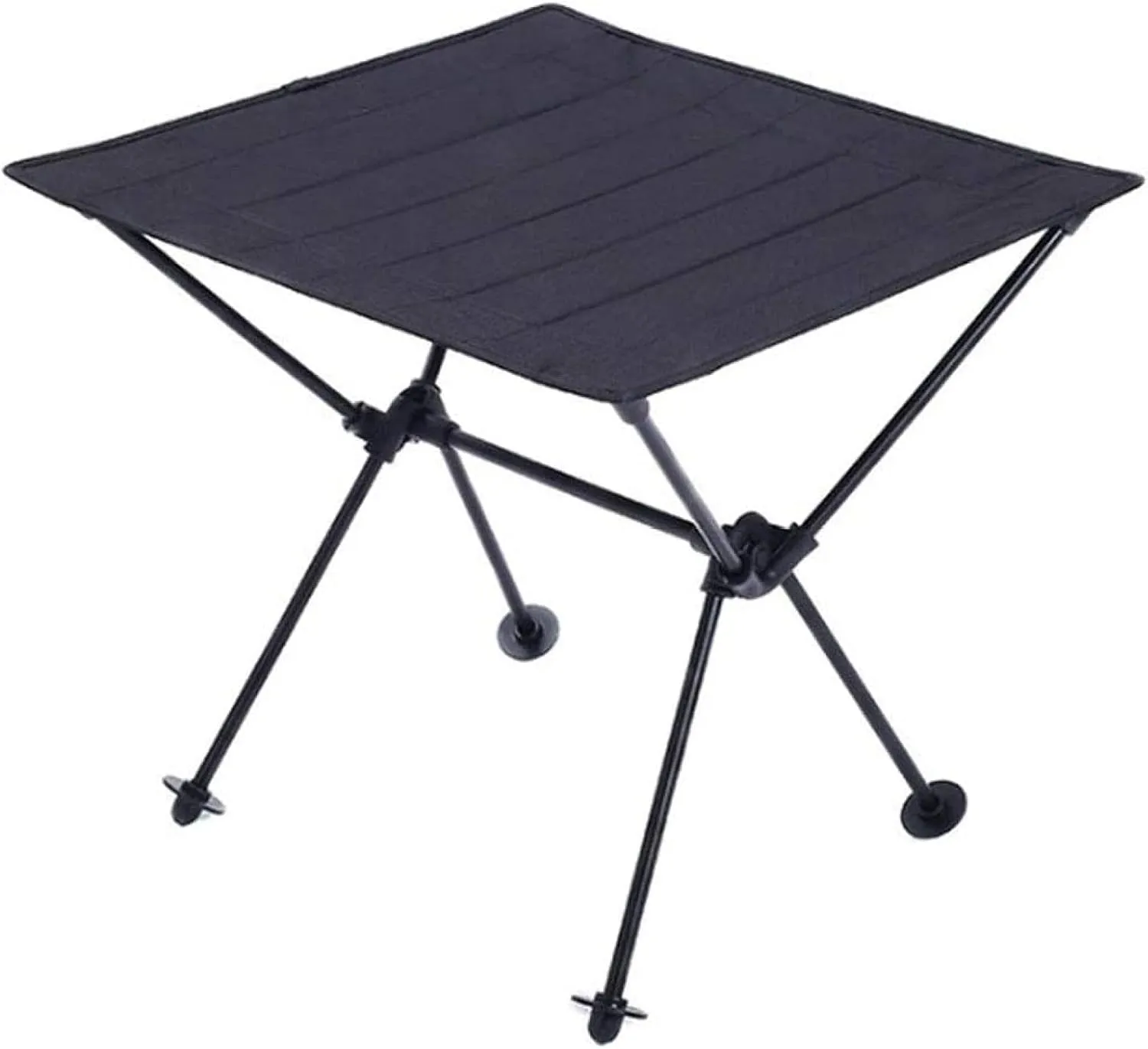 Lightweight Folding Camping Table, Roll Up Portable Picnic Table with Carrying Bag Garden Patio BBQ Party Table,Black