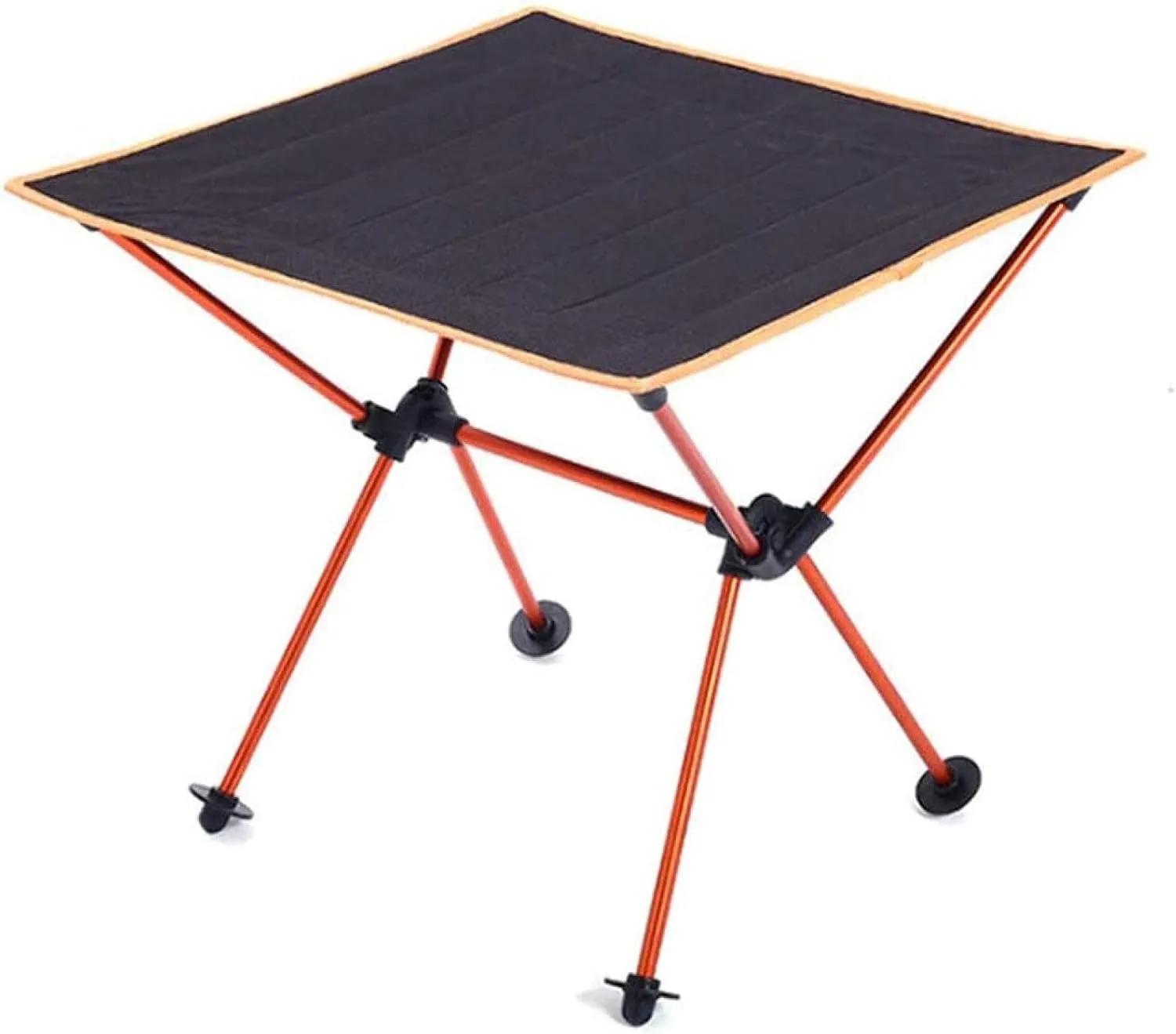 Lightweight Folding Camping Table, Roll Up Portable Picnic Table with Carrying Bag Garden Patio BBQ Party Table,Orange