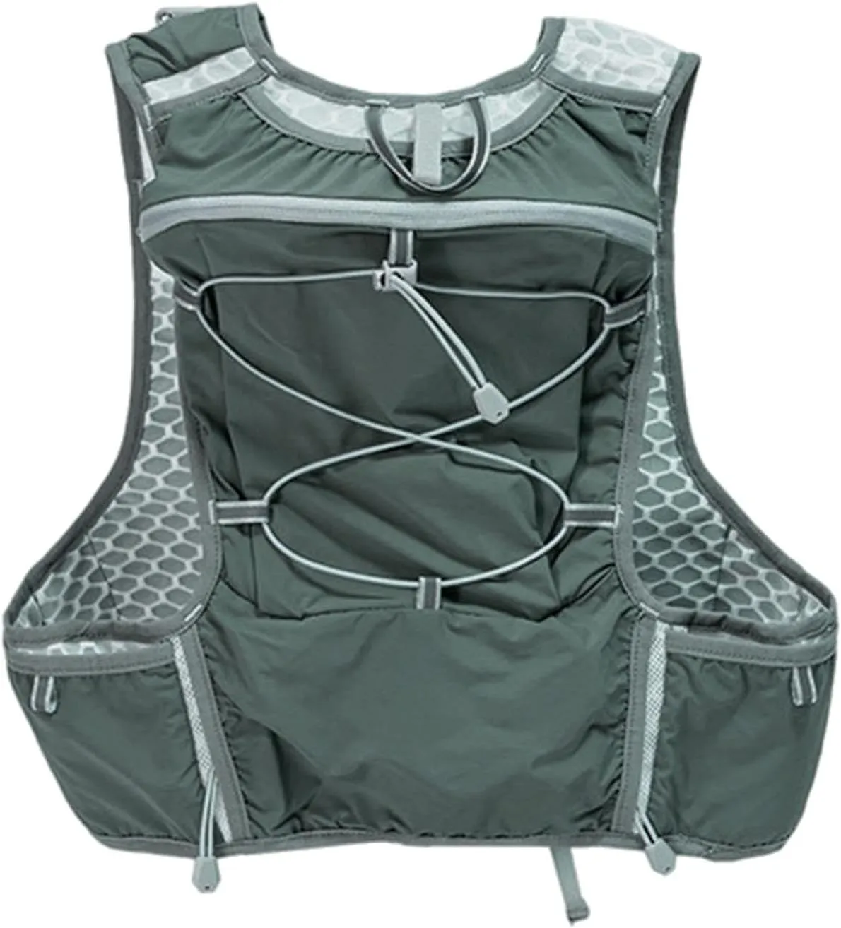 Lightweight Hydration Backpack Water Pack Adjustable with Reflective Strips 5L Water Bladder Bag Rucksack for Cycling Trail