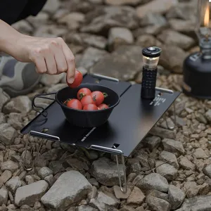 Lightweight Outdoor Table Portable Folding Table for Camping Small Beach Table Lightweight Compact Foldable Table Rust-Resistant Corrosion-Resistant Outdoor Table Detachable Easy to Care