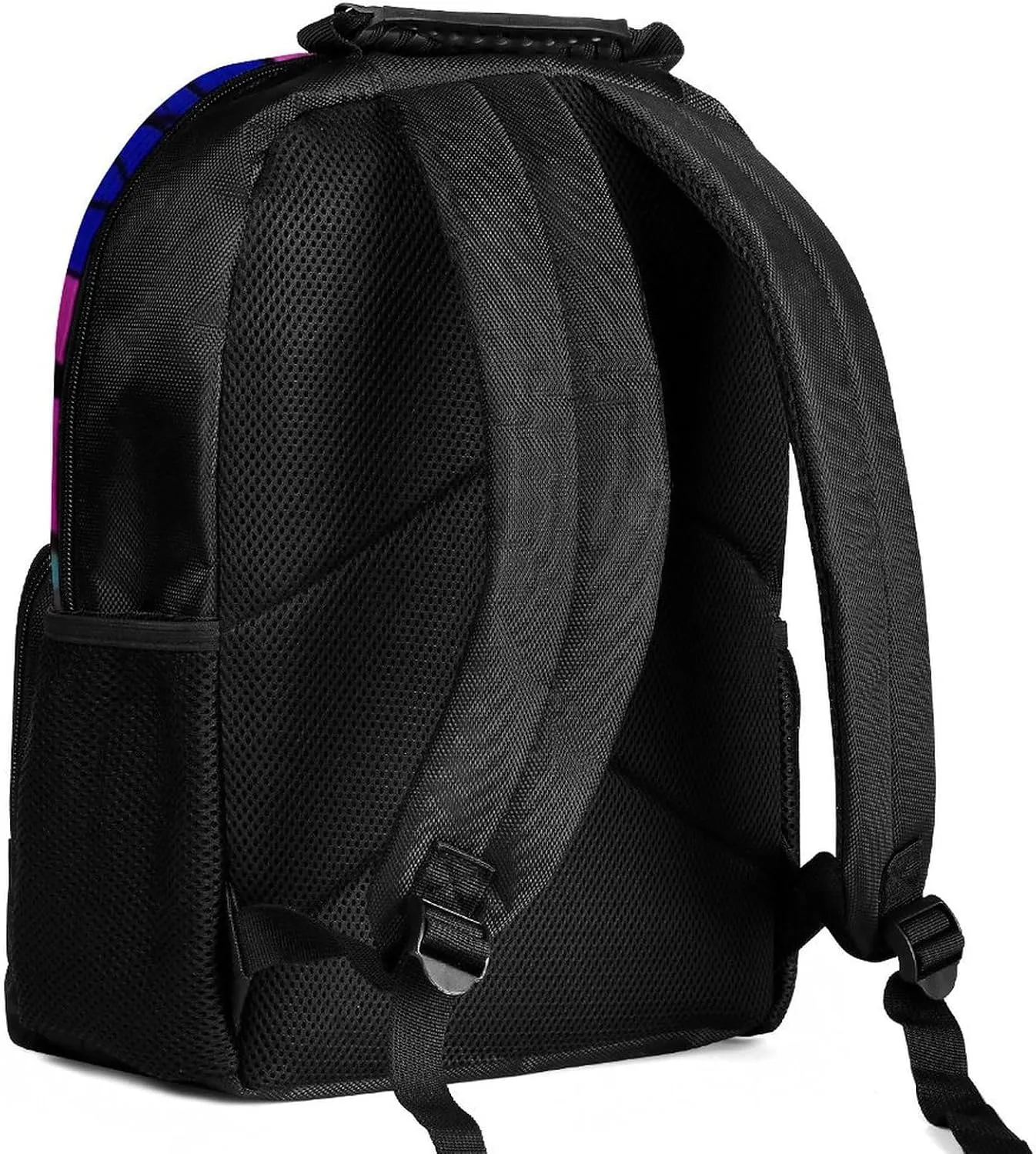 Lightweight Rucksack for Sports Travel Running - Big Capacity Multipurpose Anti-Theft Bookbag, Grunge Mexican Sugar Skulls Day Of The Dead Flowers Art Travel and Sport Backpack Rucksack