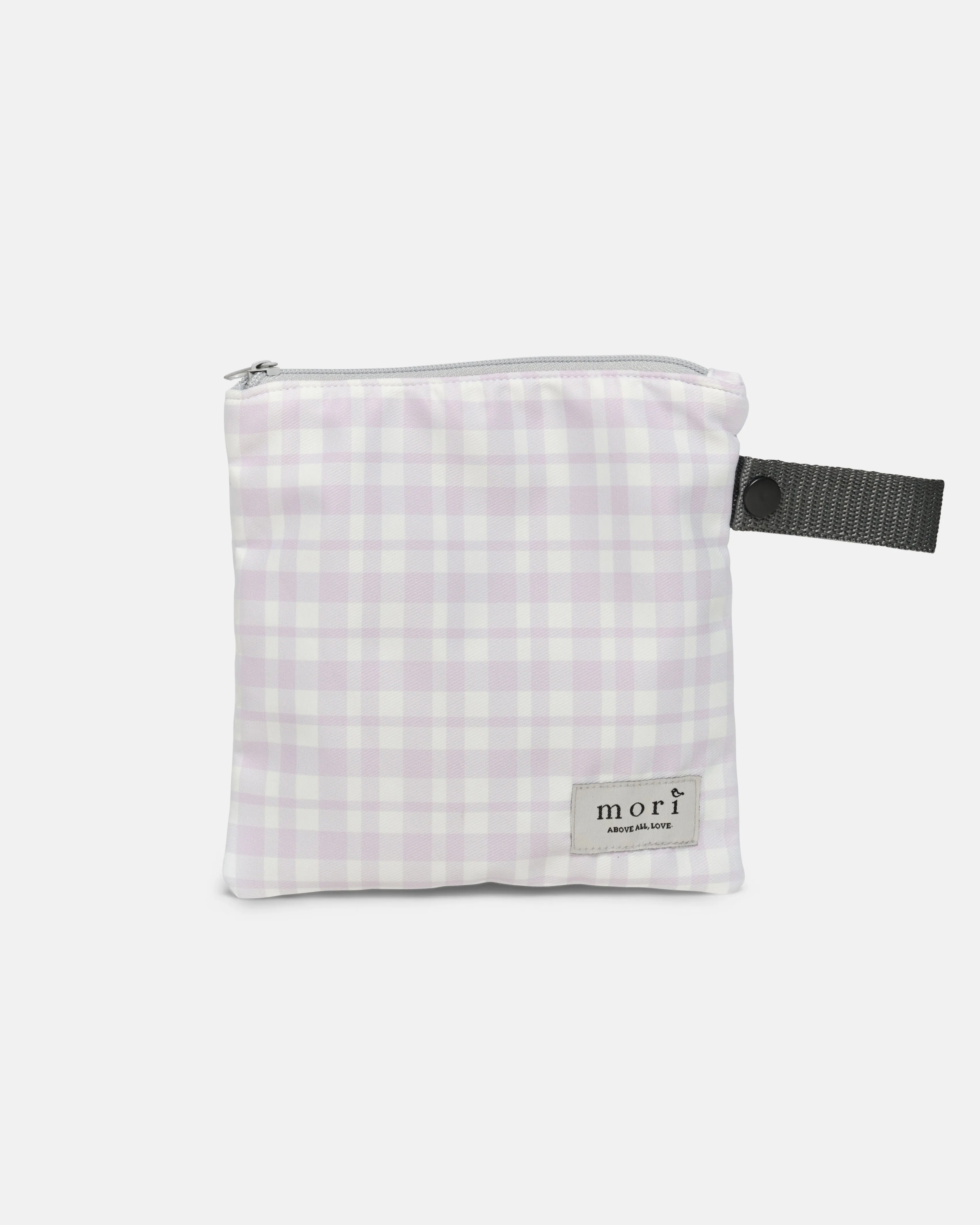 Lilac Gingham Pack'N'Go Washable Pouch