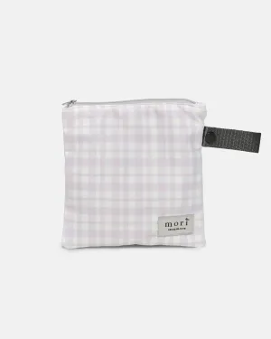 Lilac Gingham Pack'N'Go Washable Pouch
