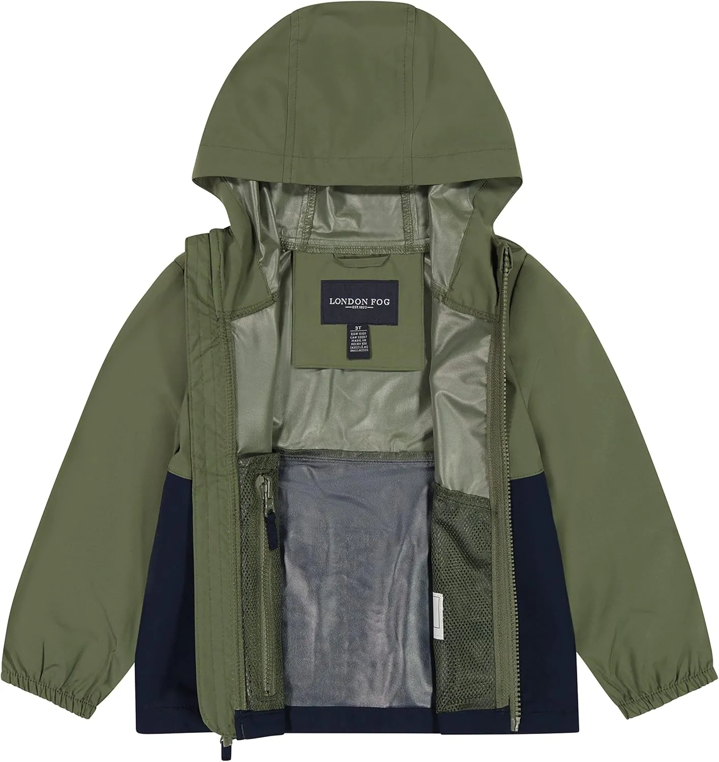 LONDON FOG Boys' Lightweight Waterproof Jacket