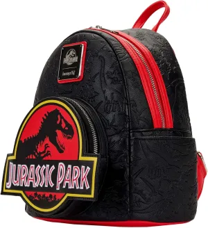 Loungefly Jurassic Park Logo Womens Double Strap Backpack