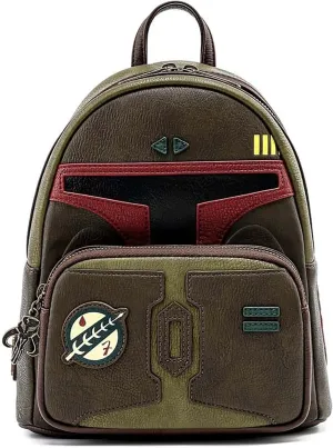 Loungefly Star Wars Boba Fett No Good To Me Dead Cosplay Womens Double Strap Shoulder Bag Purse