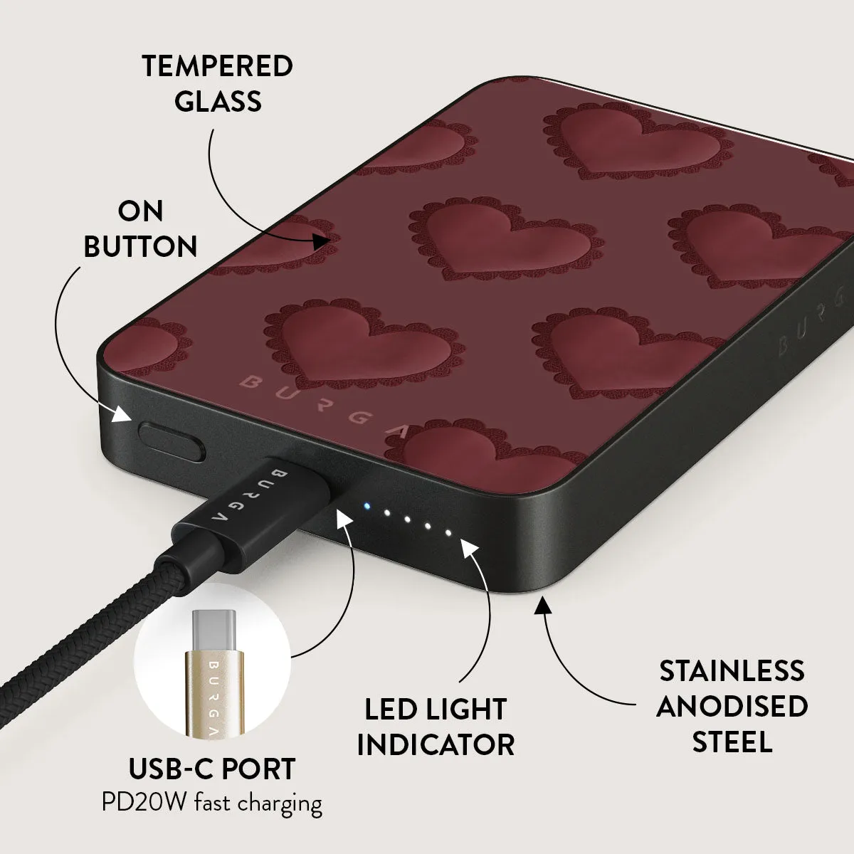 Loveholic - Magnetic Power Bank