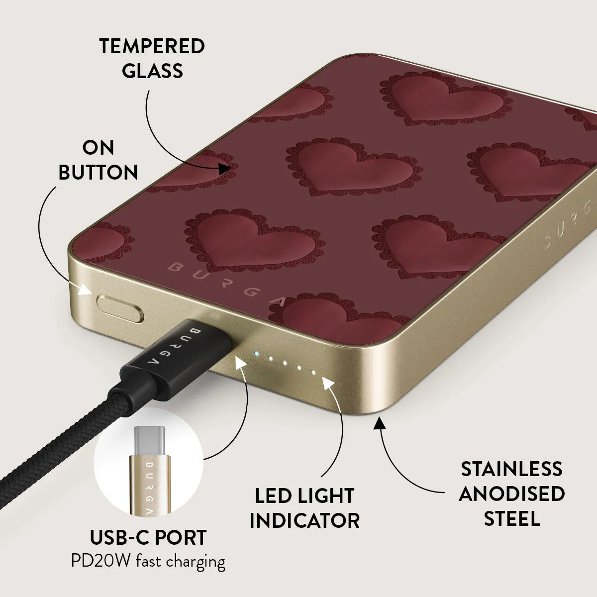 Loveholic - Magnetic Power Bank