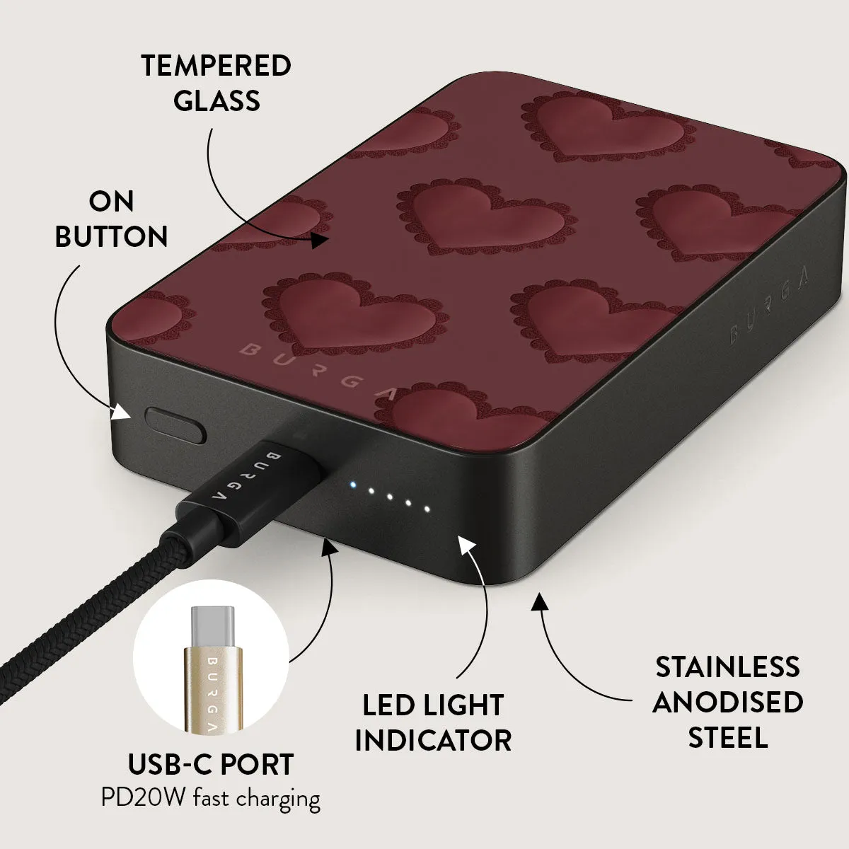 Loveholic - Magnetic Power Bank