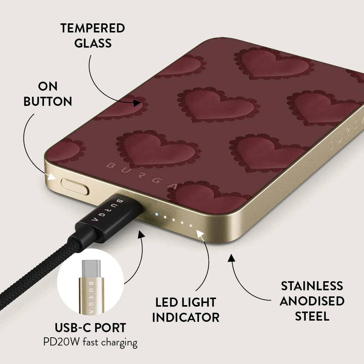 Loveholic - Magnetic Power Bank