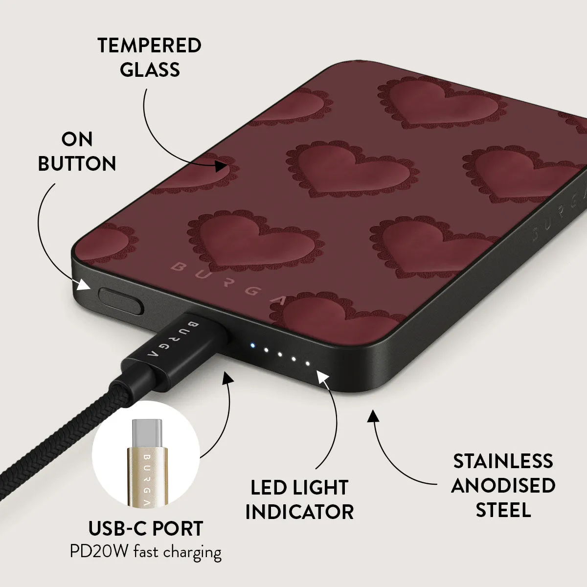 Loveholic - Magnetic Power Bank