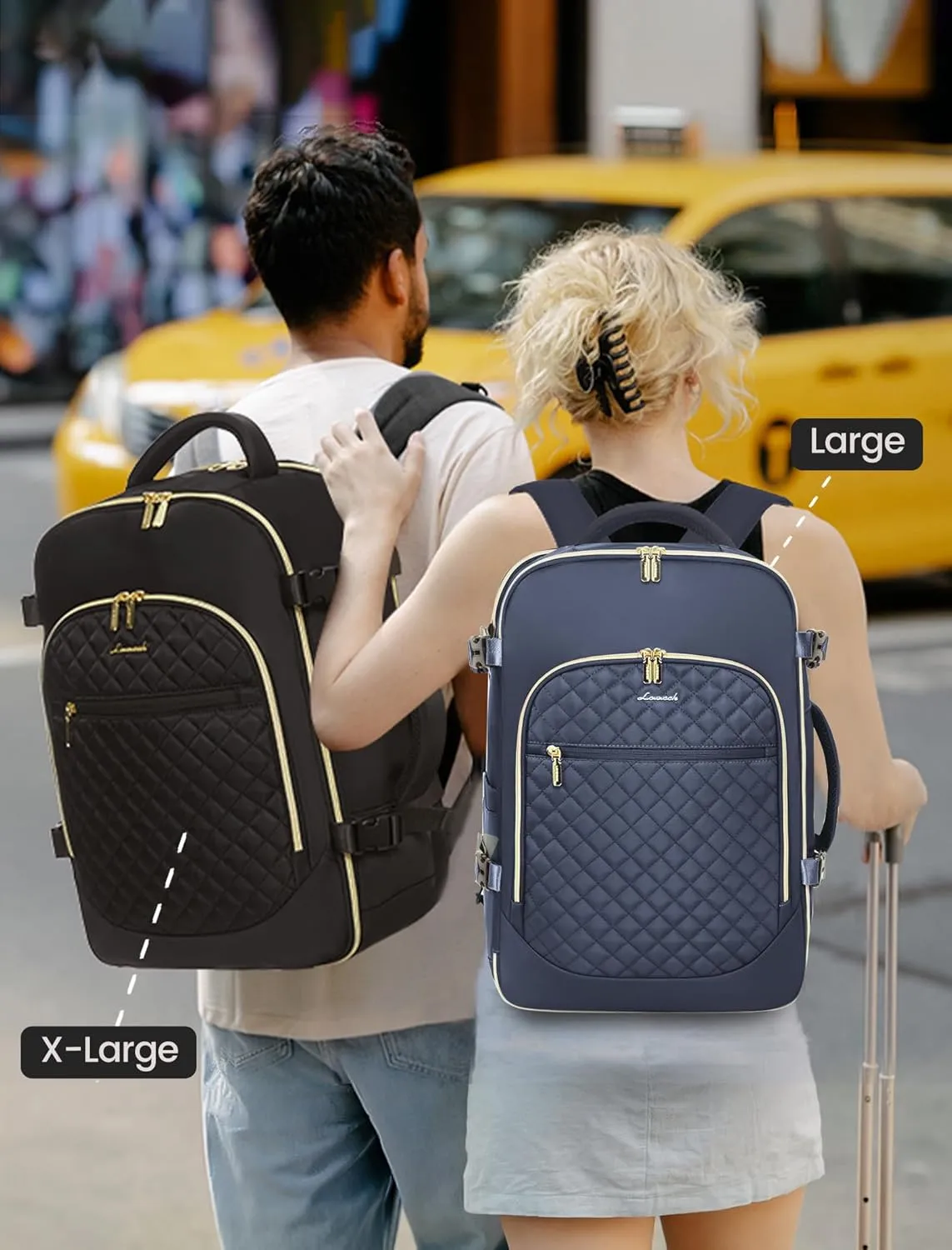 LOVEVOOK Carry on Backpack, 30L Travel Backpack for Women Airline Approved,Luggage Business Weekender Overnight Daypack as Personal Item fit for 15.6 inch Laptop,Navy Blue