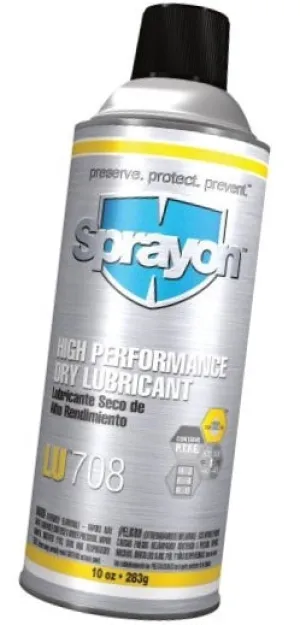 LU708 High Performance Dry Lubricant - 16oz Aerosol Can (12 Can Case)