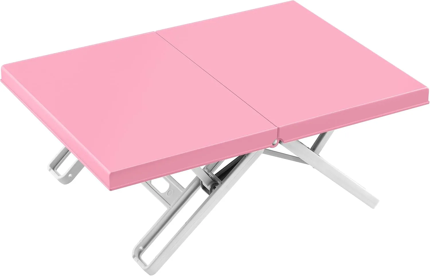Maarch Small Beach Table for Sand Foldable, Small Laptop Tray Table, Portable Mini Low Picnic Camping Table, Pink