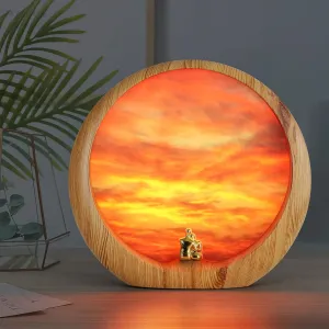 mamre Romantic Dimmable Sunset Lamp Home Decor Sunset Table Lamp Gift for Living Room Bedroom