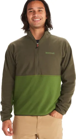MARMOT Men's Rocklin 1/2 Zip Jacket - Classic, Warm, Lightweight 100-Weight Fleece Layer