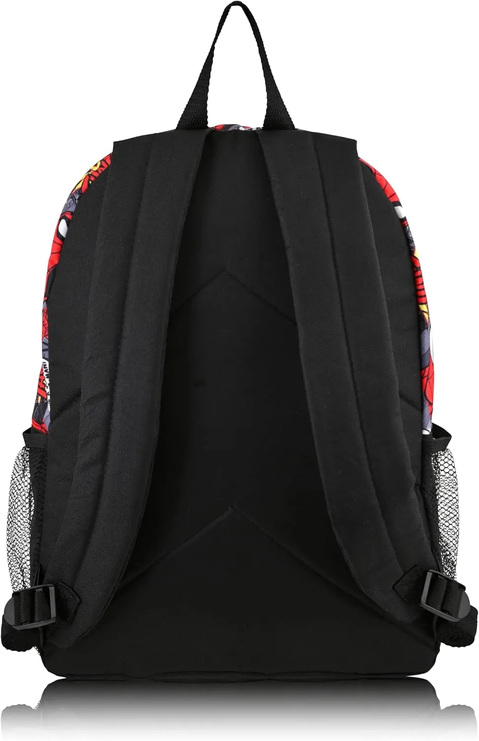Marvel Spiderman Backpack for School - 16" Small Kids Bookbag Knapsack for Boys, Girls, Toddlers (Red All Over Print Thwip Spiderman Backpack)