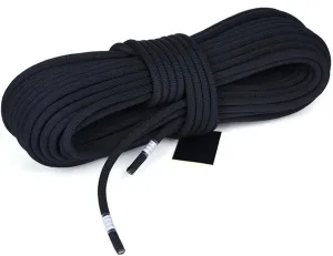 MaxS Climbing Auxiliary Rope Static Rope Safety Rescue Rope Diameter 10mm (Black, Length:50Meter)