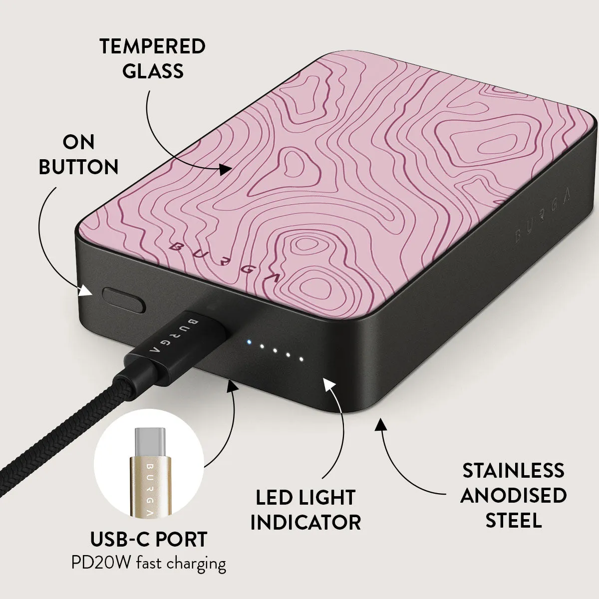 Maze - Magnetic Power Bank