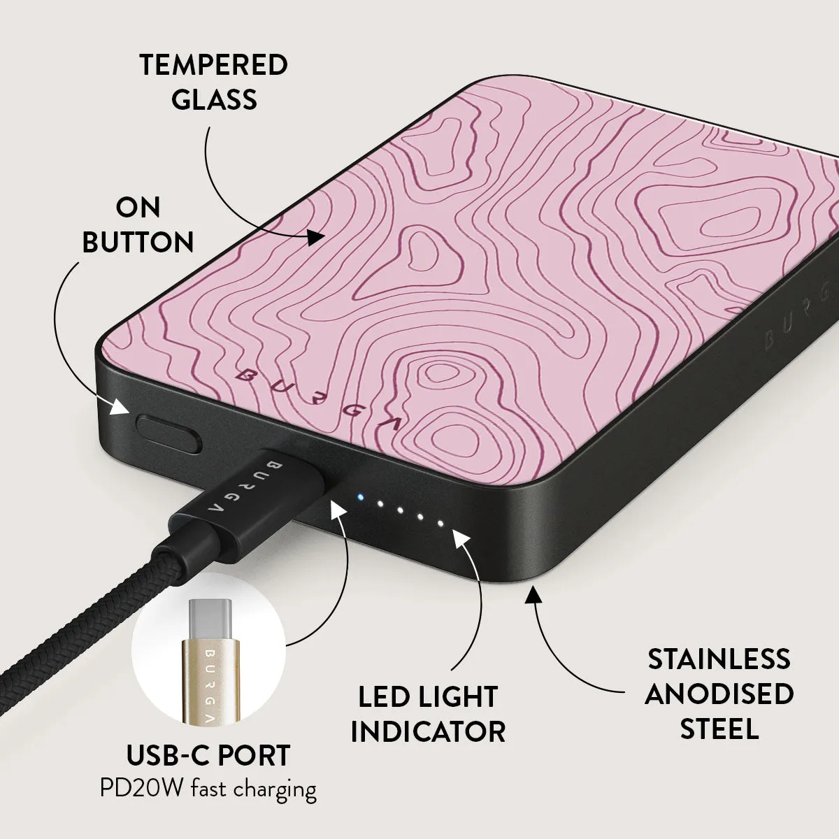 Maze - Magnetic Power Bank