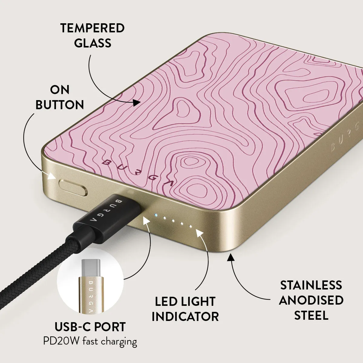 Maze - Magnetic Power Bank