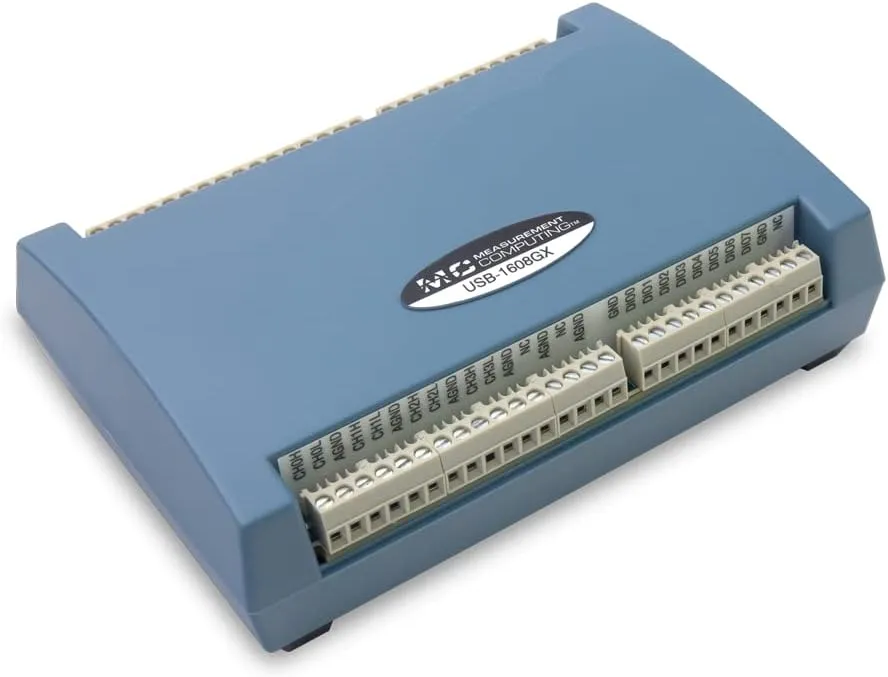 MCC USB-1608G Series: High-Speed Multifunction USB DAQ Devices (USB-1608GX)