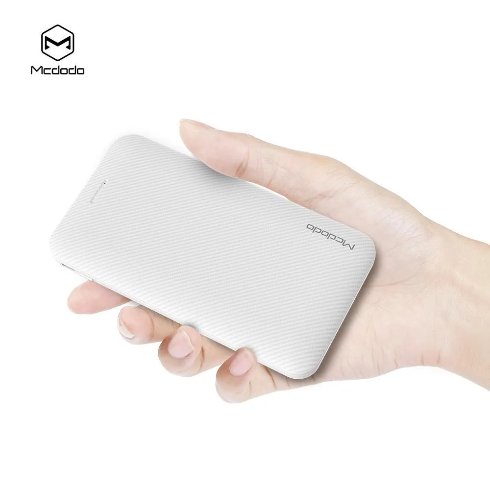 Mcdodo 5000mAh Power Bank with Micro USB cable, Micro USB to lightning adapter