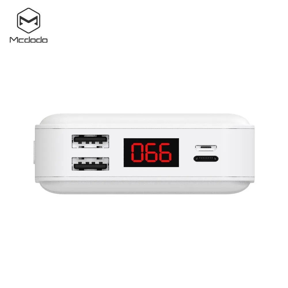 Mcdodo Dual USB Ports 20000mAh Power bank with digital display