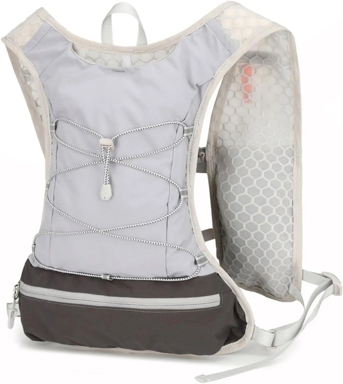 Men Running Vest Sports Bag Reflective Gear Portable Adjustable Hydration Vest Hydration Backpack for Marathoner Hiking Trail
