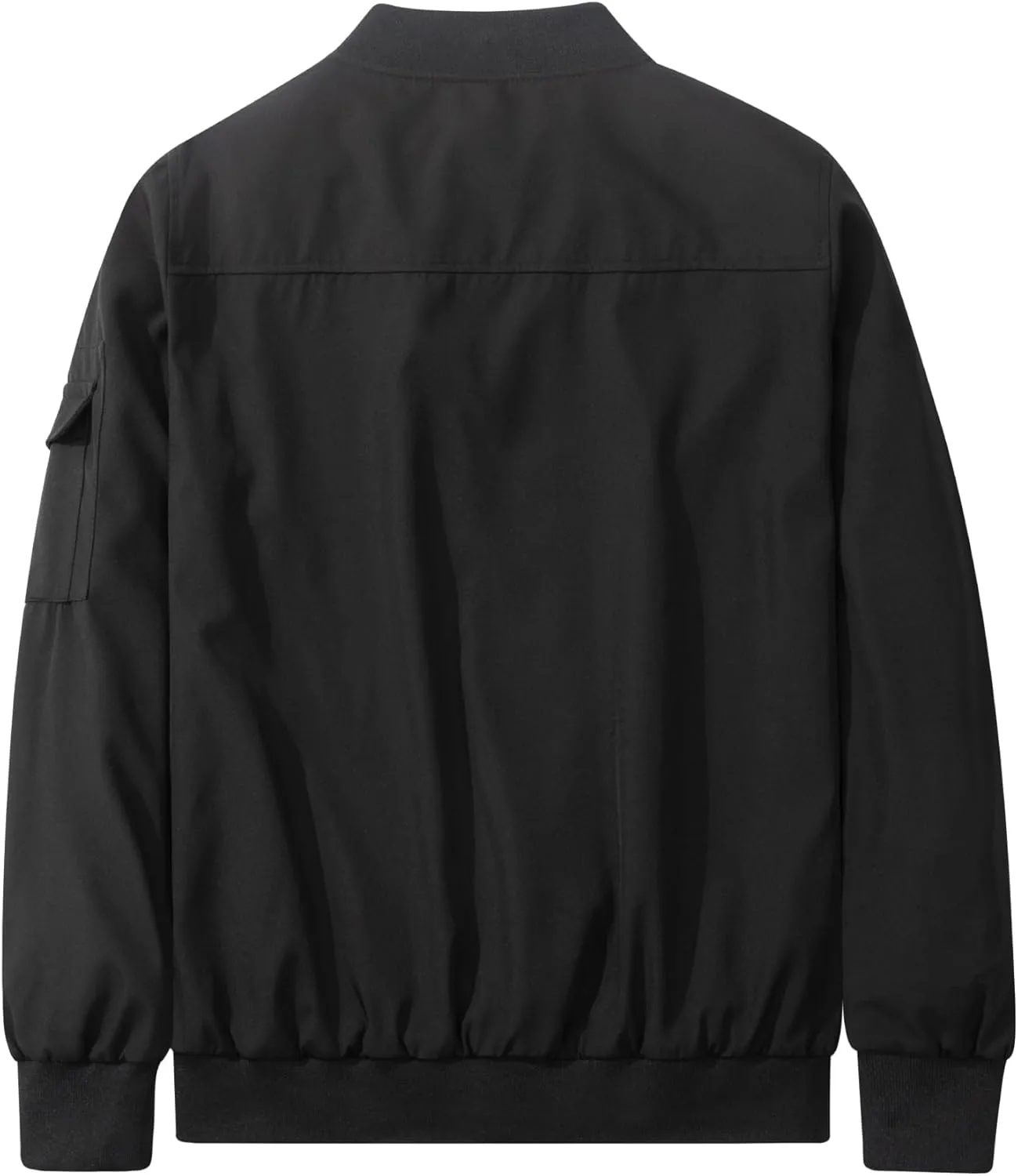 Men's Bomber Jacket Casual Fashion Lightweight Windbreaker Outdoor Flight Coat Jackets