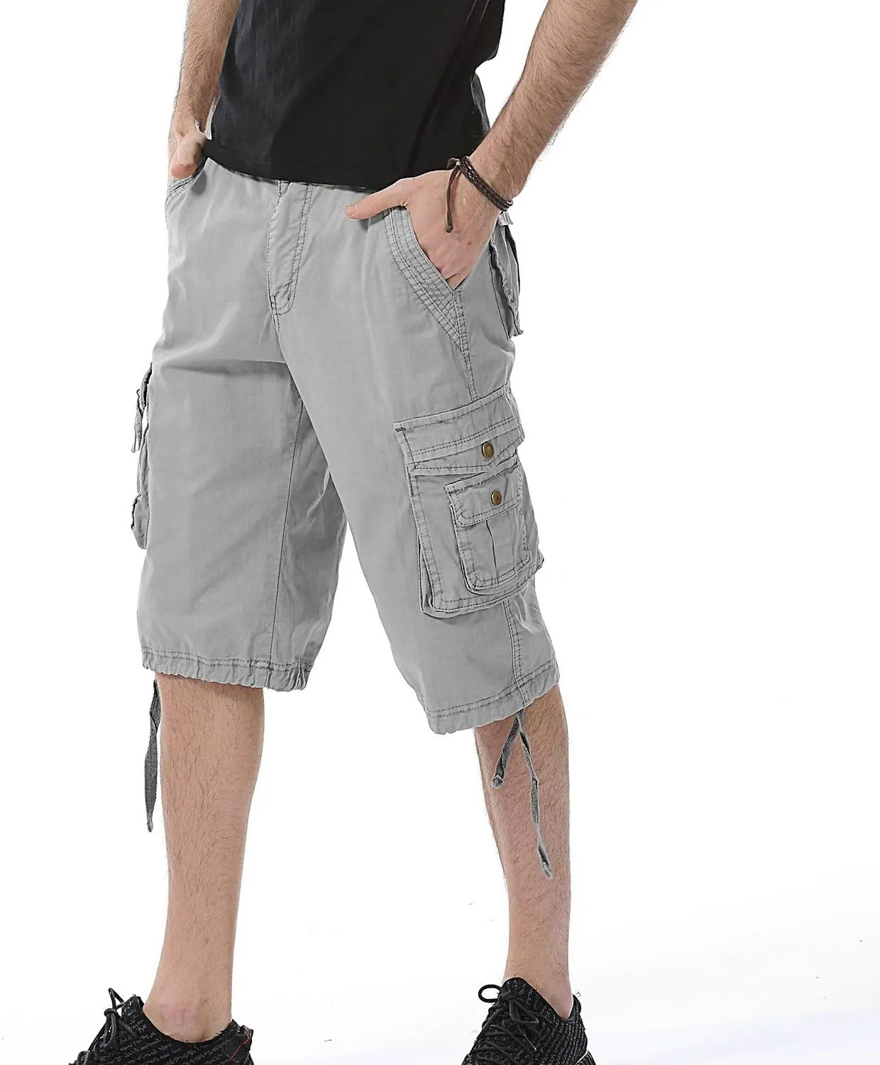 Men's Cotton Twill Cargo Shorts Outdoor Wear Lightweight