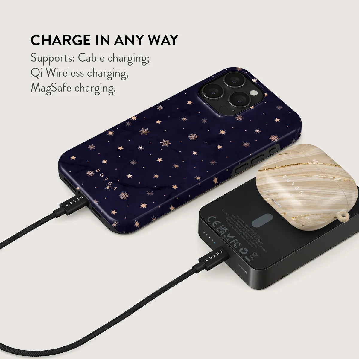 Midnight Kiss - Star Magnetic Power Bank