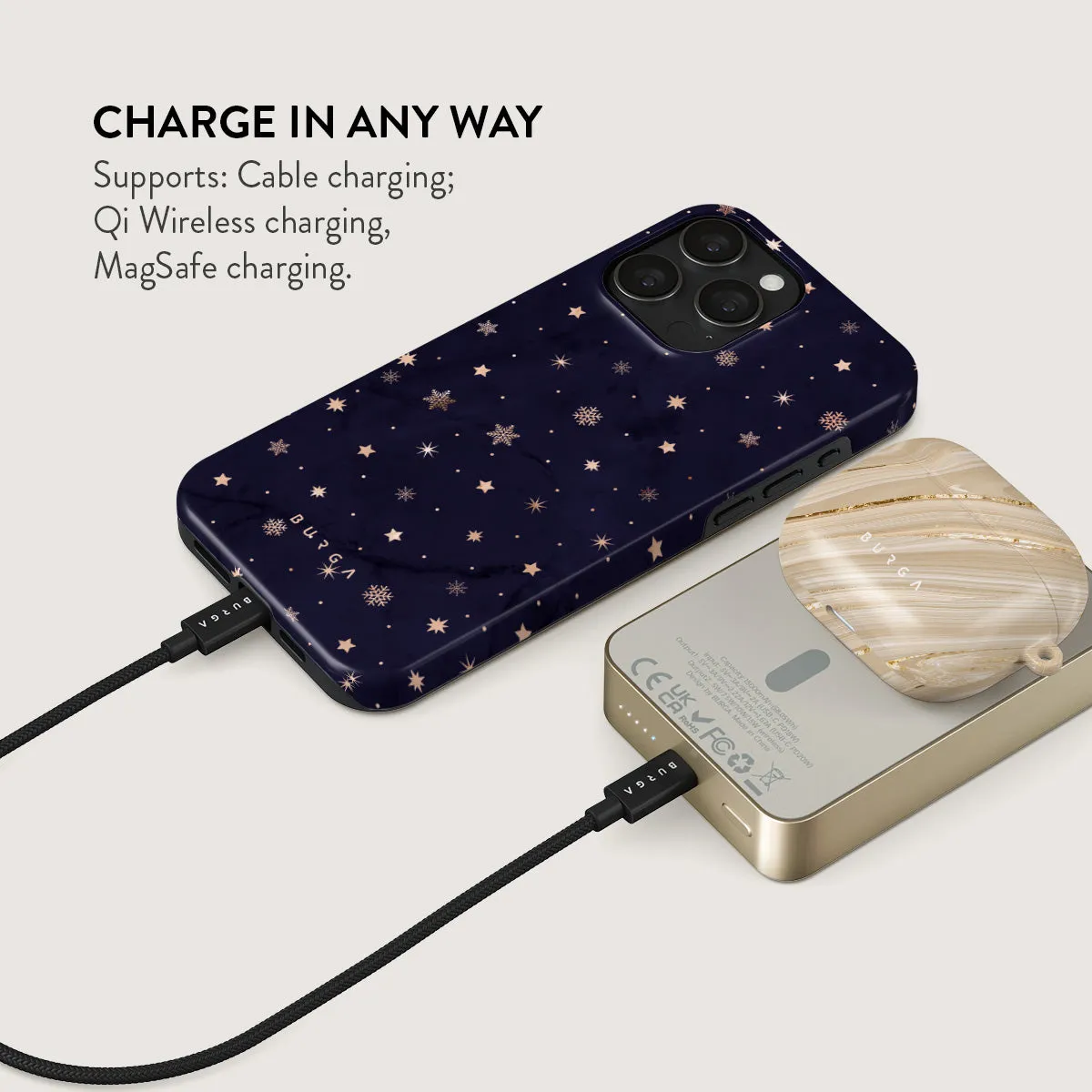 Midnight Kiss - Star Magnetic Power Bank