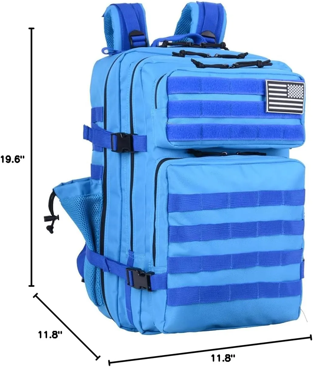 Military 45L Tactical Assault Backpack 3 day assault pack with Molle Waterproof backpack Rucksack for Tactical Backpacks
