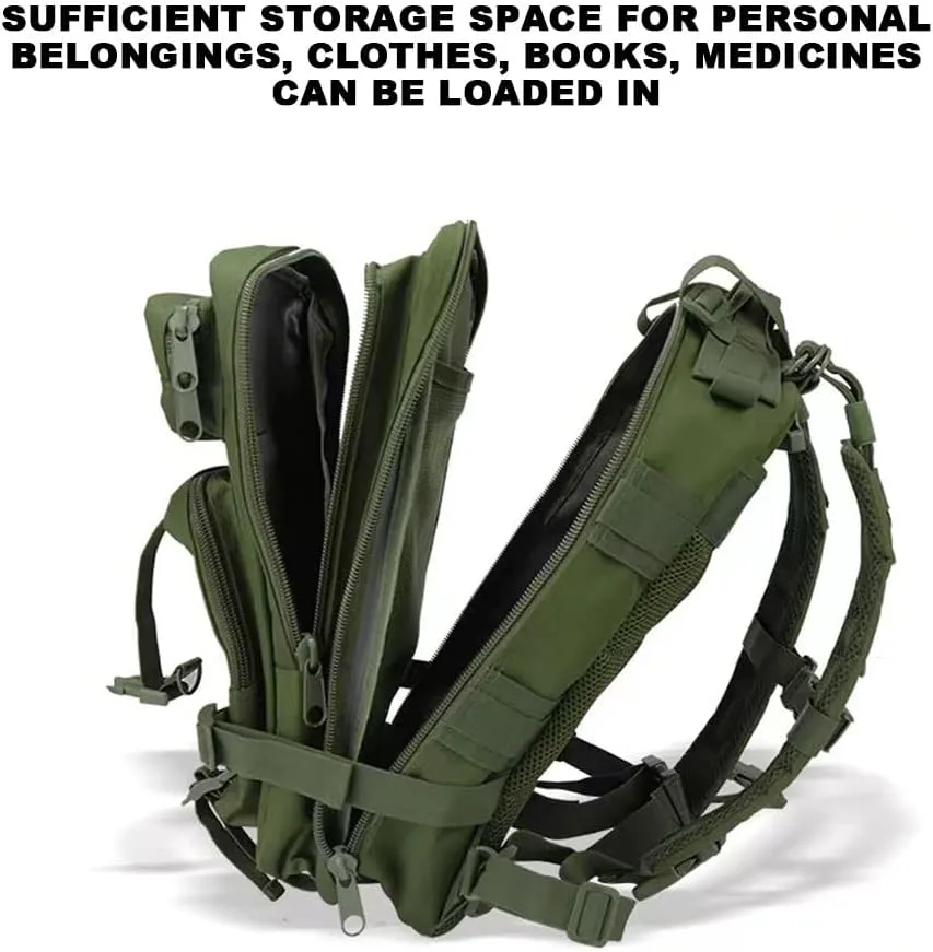 Military Tactical Camo Backpack for Men 40L Large Waterproof Camo Backpack for Hunting Tactical Travel Backpack (Gray Camo)