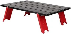 Mini Aluminum Alloy Picnic Table Lightweight Folding Table for BBQ Backpacking Camping Outdoor Furniture