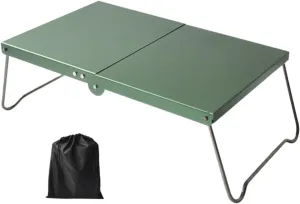 Mini Folding Camping Table with Carrying Bag Portable Lightweight Foldable Beach Table Outdoor Furniture for Garden Backyard
