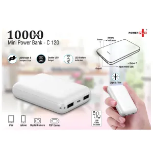 Mini Power Bank 10,000 MAh - C 120