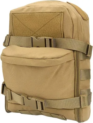 Mini Tactical MOLLE Hydration Pack Water Reservoir Bag Outdoor Water Bladder Carrier Pack for Tactical Vest Backpack